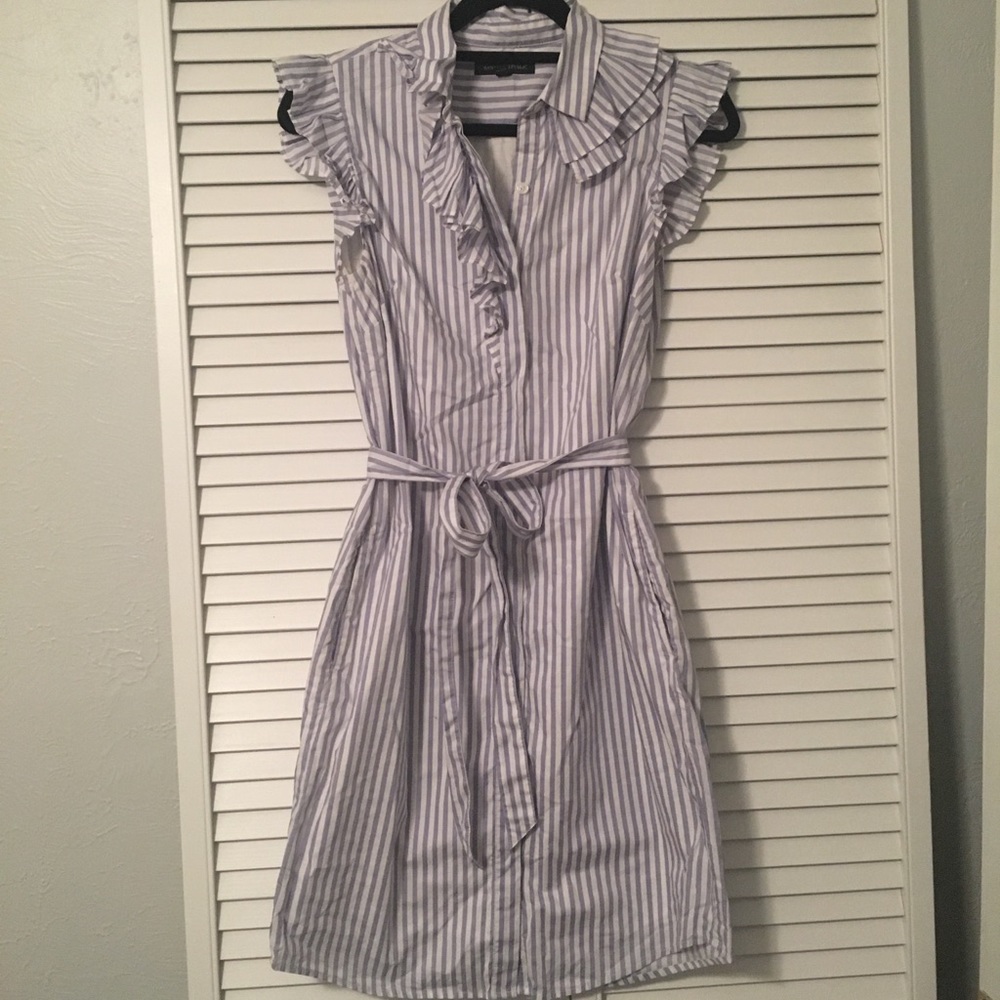 Banana Republic Seersucker Dress - 6